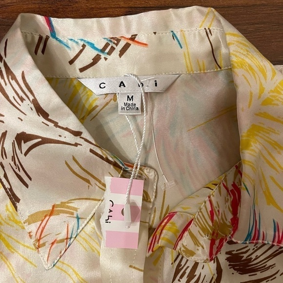 NWT Cabi Sleeveless Silk Blouse Size M - Picture 2 of 6